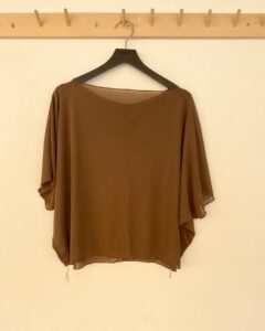 [ÖVER-41] Brun poncho Antal: 6st | L 6 st